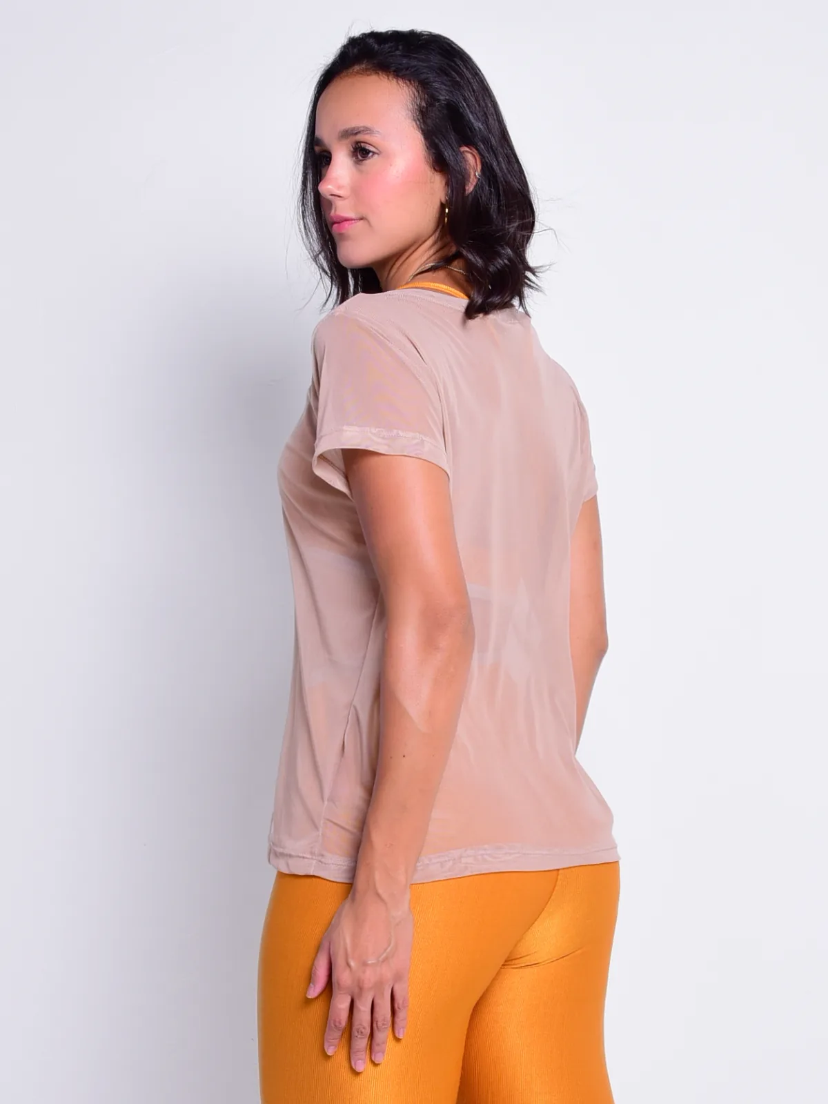 Camiseta Tule na cor Areia — foto 2