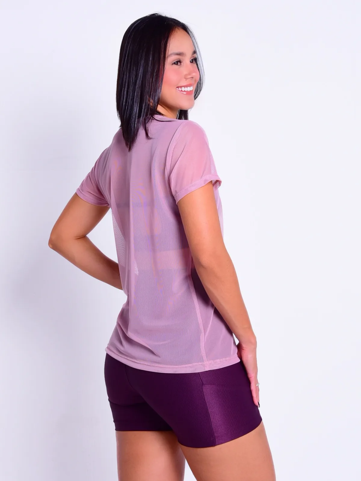 Tulle T-Shirt in Baby Pink — photo 2