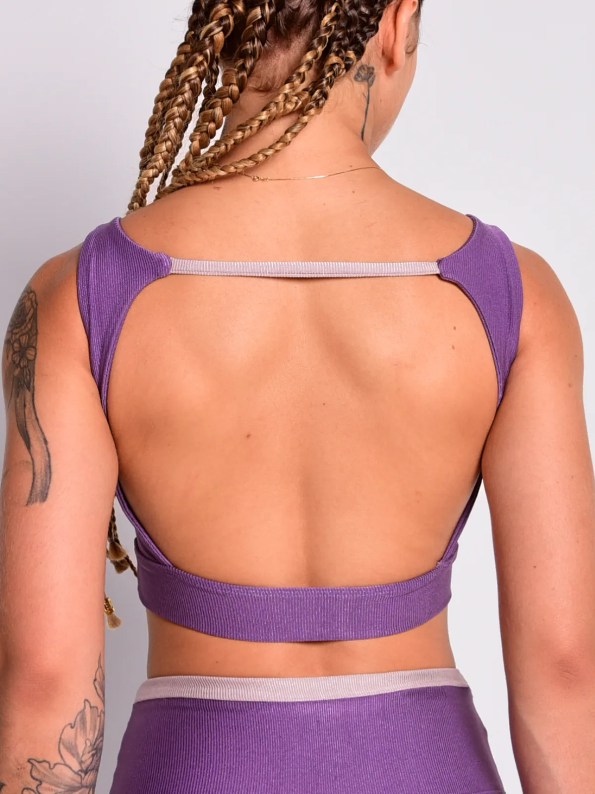 Infinite Bicolor na cor Roxo Claro com Bege — foto 2