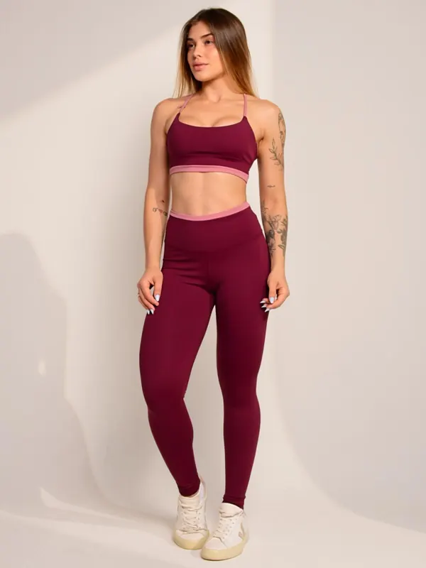 Shape Bicolor in Burgundy & Rose — photo 1