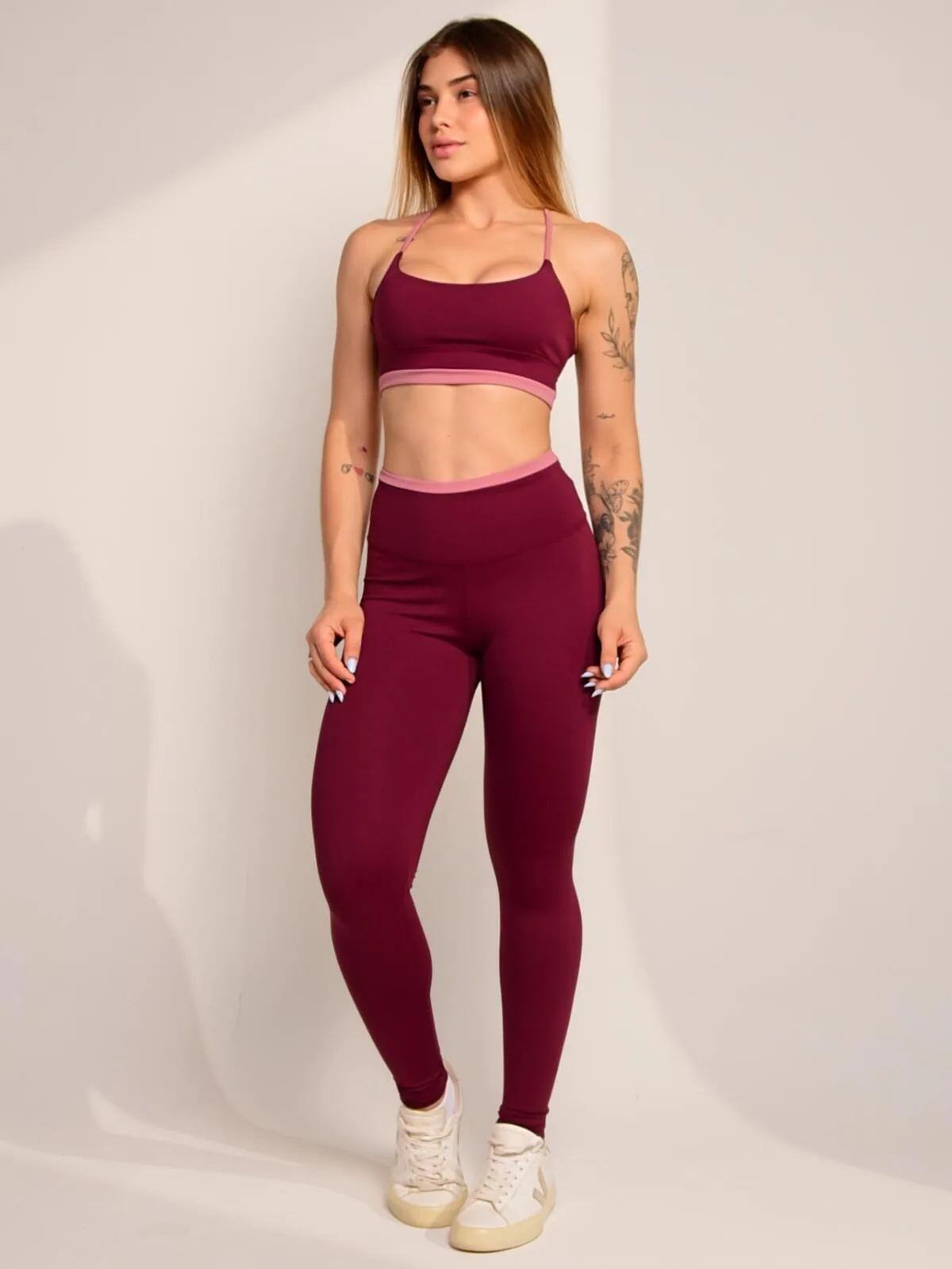 Shape Bicolor in Burgundy & Rose — photo 1