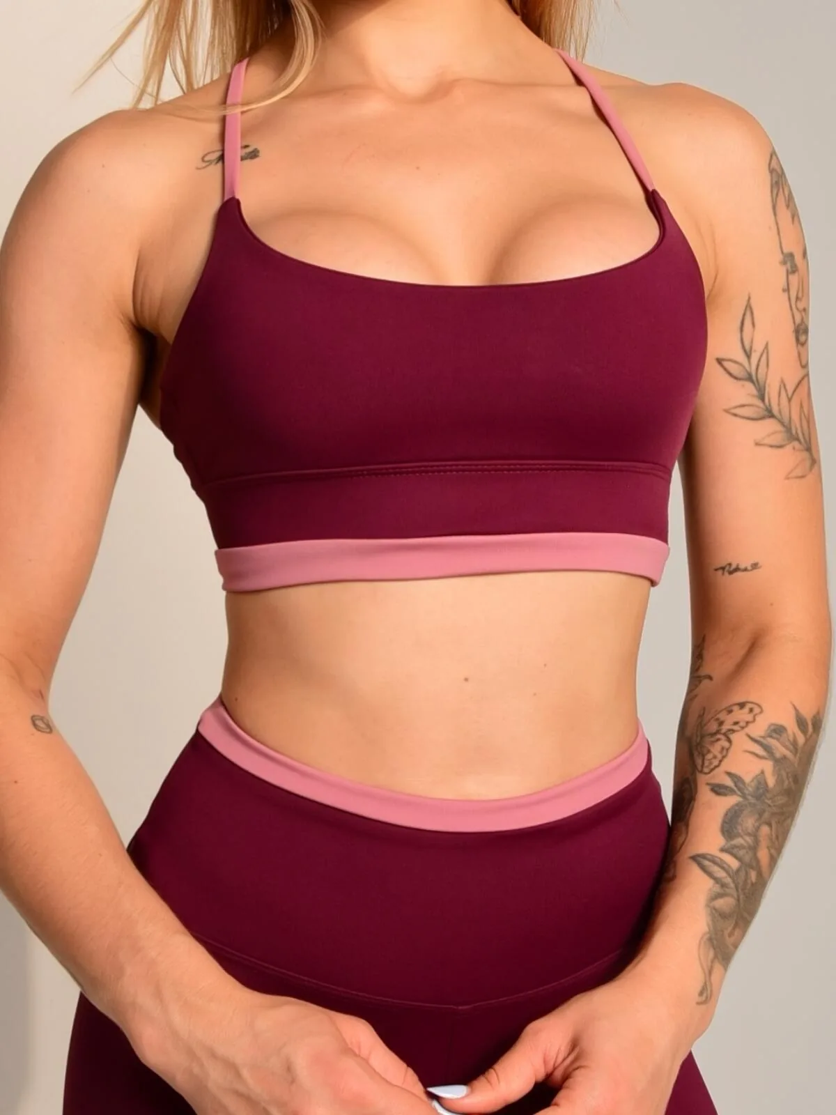 Shape Bicolor in Burgundy & Rose — photo 3
