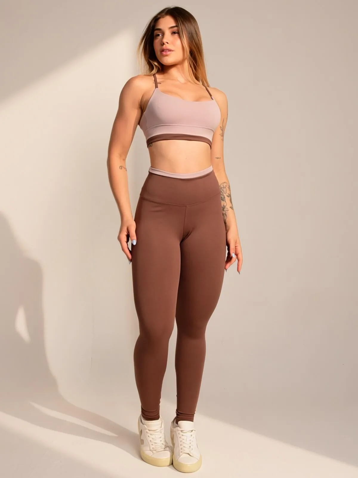 Shape Bicolor in Brown & Nude — photo 1