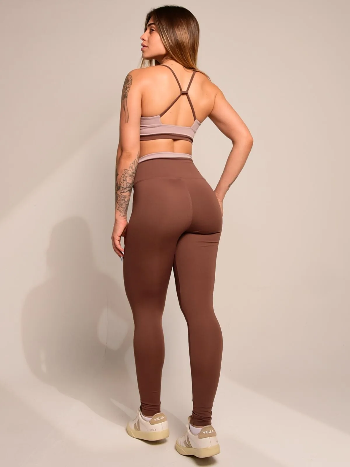 Shape Bicolor in Brown & Nude — photo 2