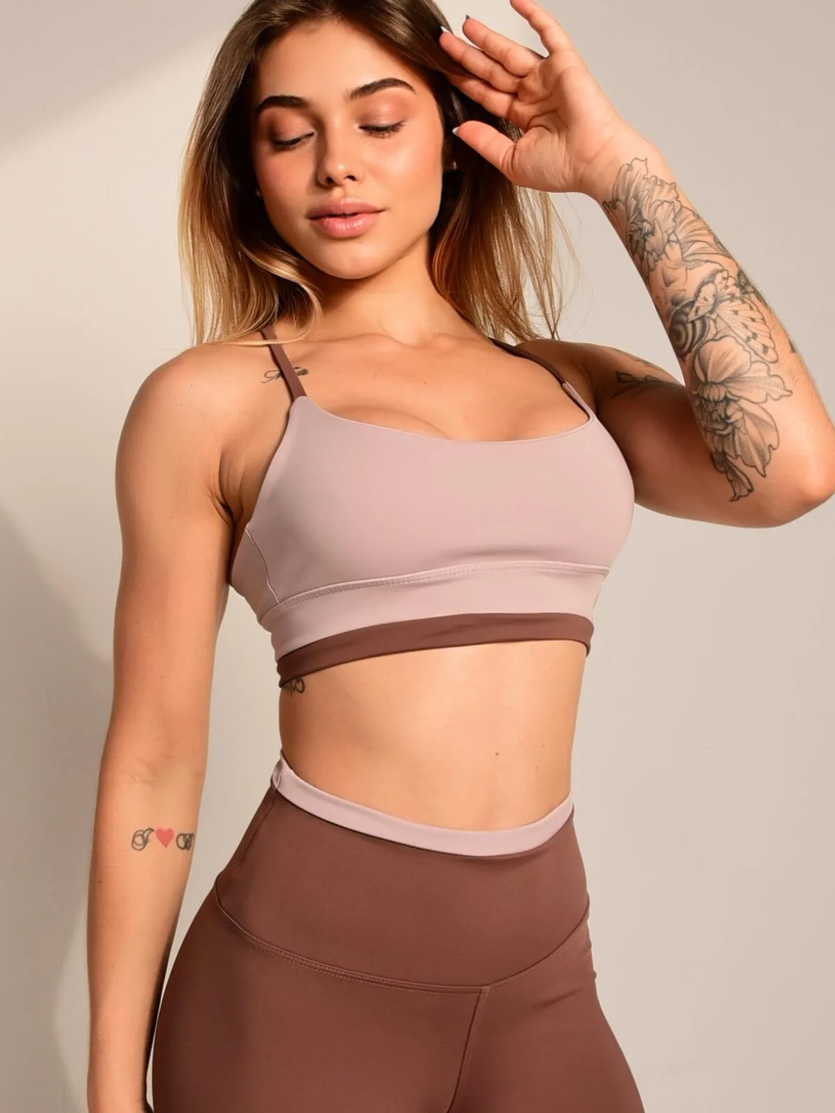 Shape Bicolor in Brown & Nude — photo 3
