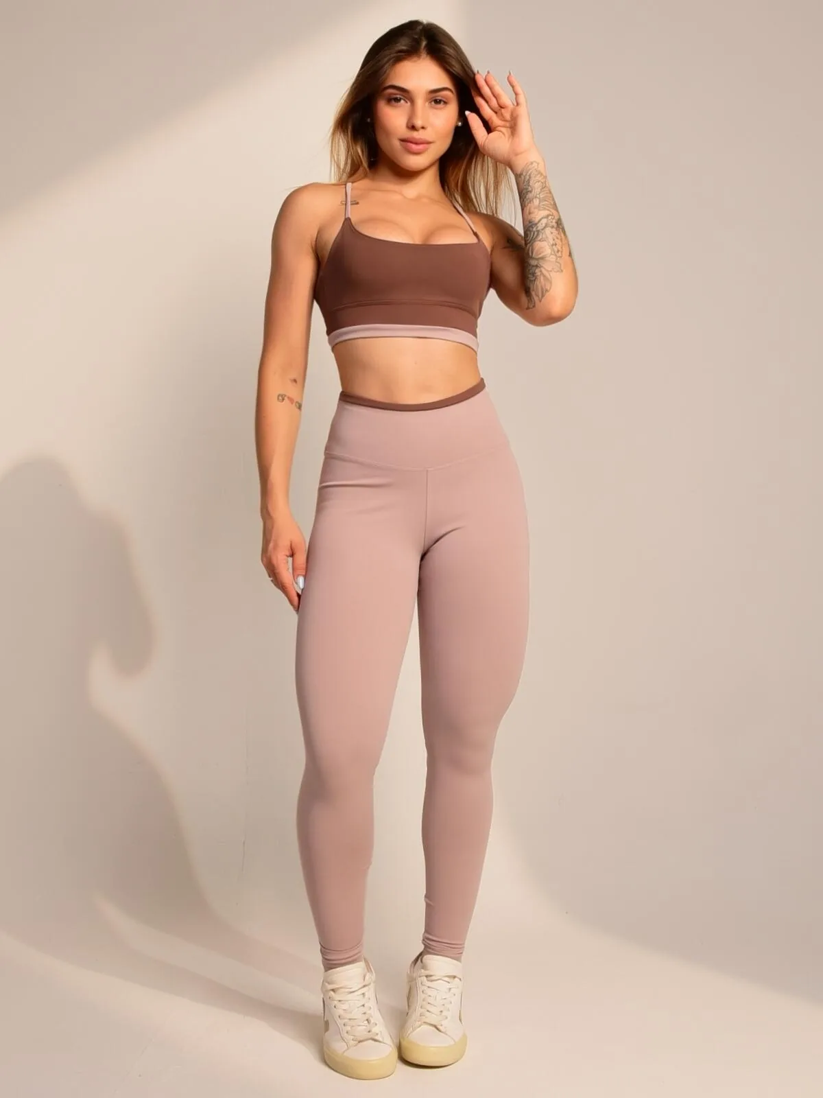 Shape Bicolor in Nude & Brown — photo 1