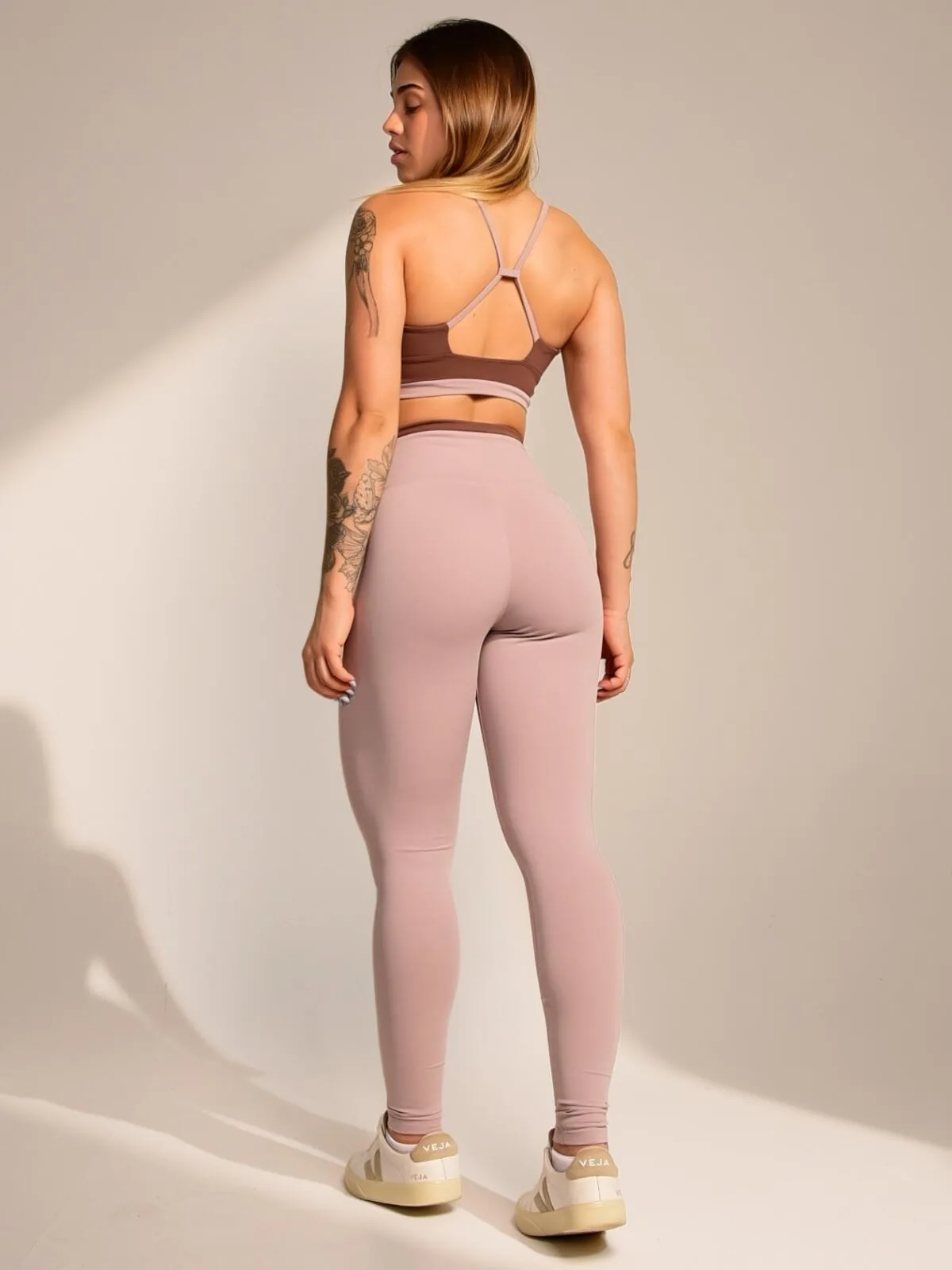 Shape Bicolor in Nude & Brown — photo 2