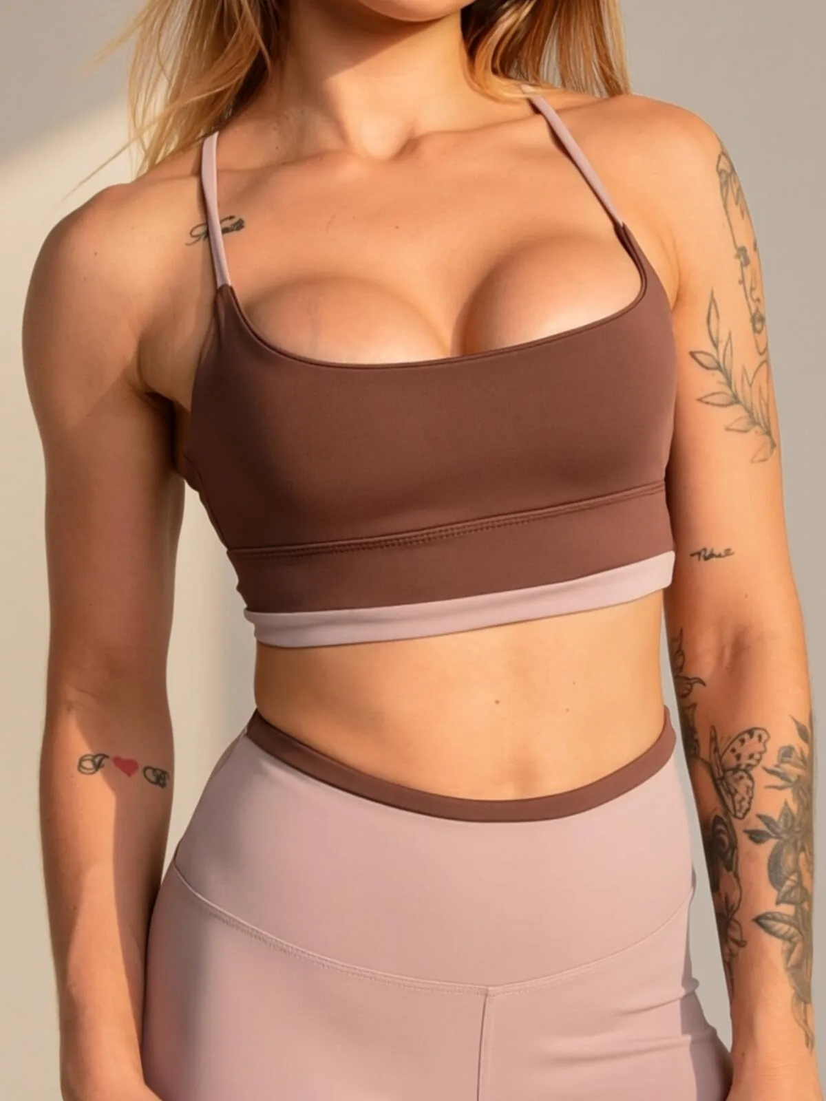 Shape Bicolor in Nude & Brown — photo 3