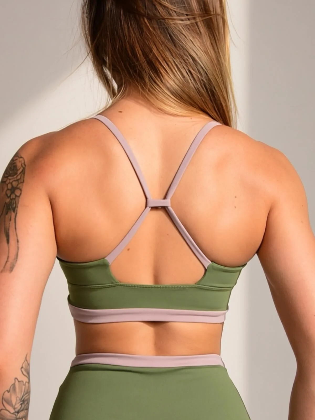 Shape Bicolor in Green & Nude — photo 4